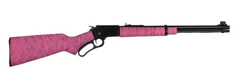 Chiappa LA322 Standard Carbine TD Pink .22LR Lever Action 18.5in.