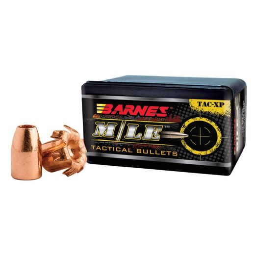 Barnes TAC XP 45Cal 451 185gr Flat Base Projectiles