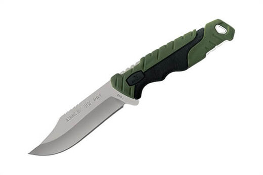 Buck Pursuit Small Fixed Blade Green Mold Handle