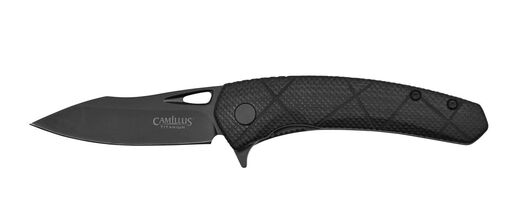Camillus Blaze 675+quot D2 Steel Folding Knife Black