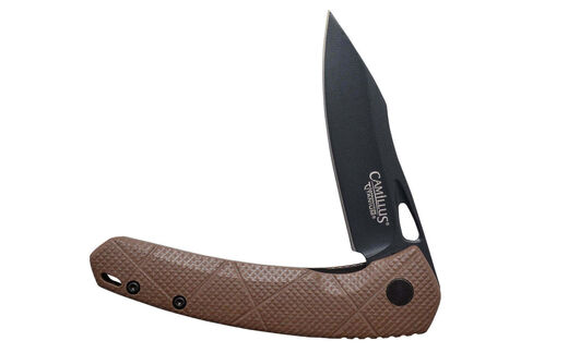Camillus Blaze 675+quot D2 Steel Folding Knife Brown