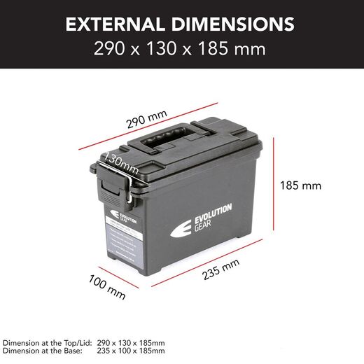 Evolution Gear Small Ammunition Box