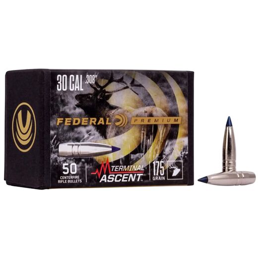 Federal 30Cal 308 175Gr Terminal Ascent Comp Projectiles