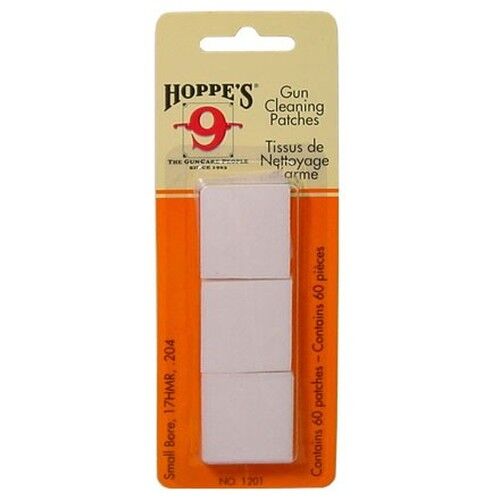 Hoppe+39s Small Bore 17Cal   204Cal Gun Cleaning Patches Qty 60