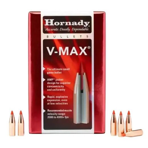 Hornady 22Cal 224 50gr Varmint V Max Projectiles