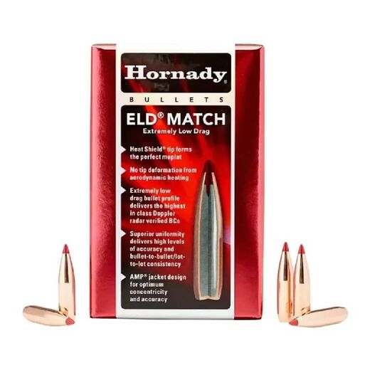 Hornady 22Cal 224 88gr ELD Match Projectiles