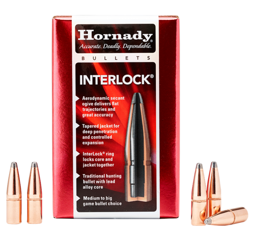 Hornady 25Cal 257 117Gn InterLock BTSP 100 Pack Projectiles
