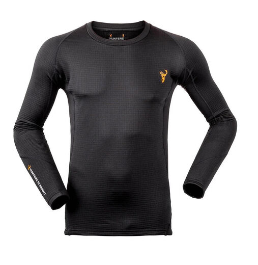 Hunters Element Mens Core+ Long Sleeve Top Black