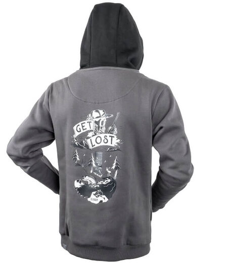 Hunters Element Mens Get Lost Hoodie Grey - Sz Small Only | Holts Gun Shop