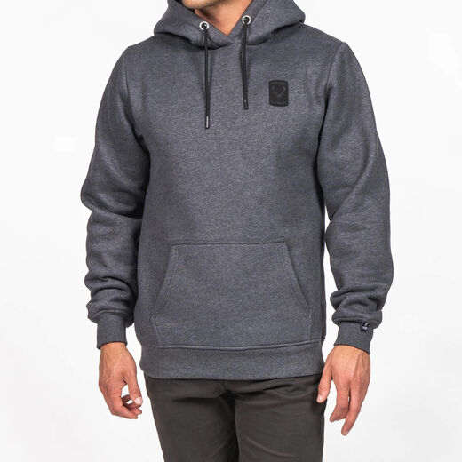 Hunters Element Stamp Hoodie Dark Marle