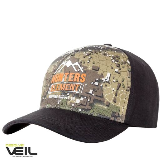 Hunters Element Vista Cap   Desolve Veil  Black