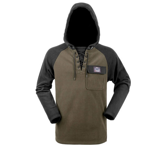 Hunters Element Whakarapu Long Sleeve Hood Forest Green  Black