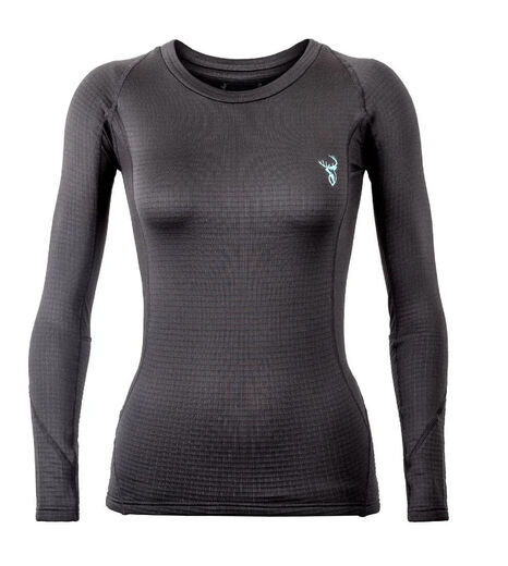 Hunters Element Womens Core Plus Long Sleeve Top Black