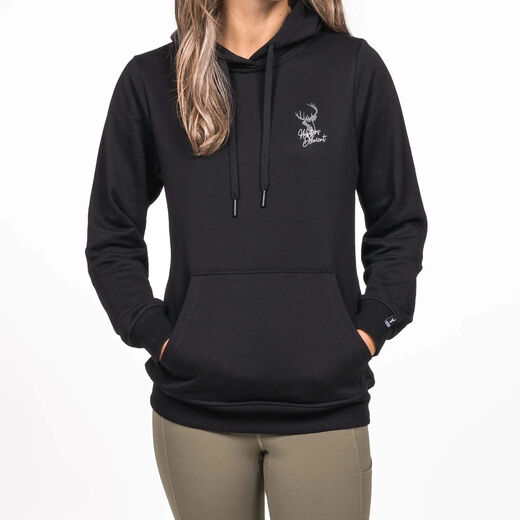 Hunters Element Womens Signature MW Hoodie   Black