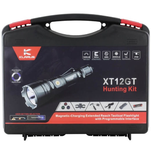 Klarus XT12GT Hunting Torch Kit and Accessories