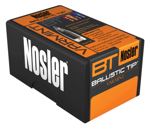 Nosler 22Cal 224 40Gn Ballistic Tip 100 Pack Projectiles