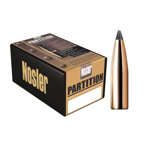 Nosler 22Cal 224 60Gn Partition 50 Pack Projectiles