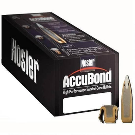 Nosler 30Cal 308 165Gn AccuBond 50 Pack Projectiles
