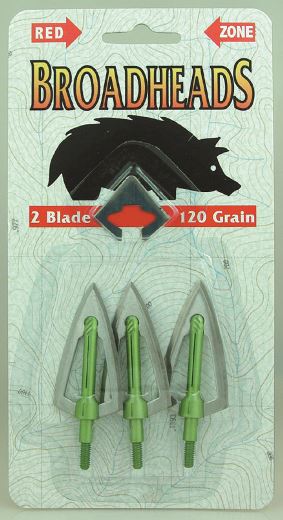 Redzone 2 Blade Broadheads 120gr