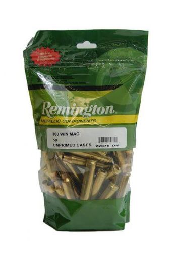 Remingto 300WinMag Unprimed Brass Qty 50