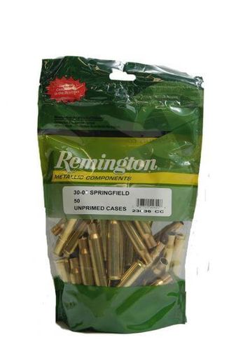 Remington 3006Sprg Unprimed Brass Qty 50