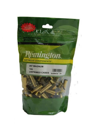 Remington 357Mag Unprimed Brass Qty 100