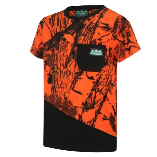 Ridgeline Kids Spliced Tee Blaze