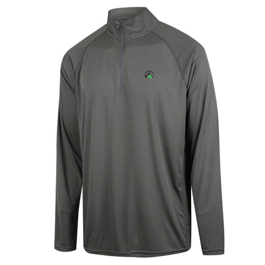 Ridgeline Men+39s Mircolite Quarter Zip Top Lead