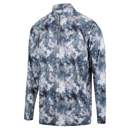 Ridgeline Men+39s Mircolite Quarter Zip Top Squall