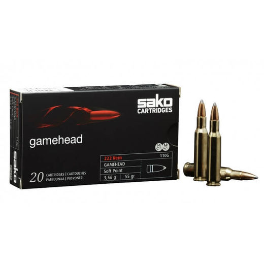 Sako 300BLK 123Grain Gamehead Soft Point Pkt 20