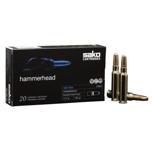 Sako 8x57JS 200Grain Hammerhead Bonded Soft Point Pkt 20