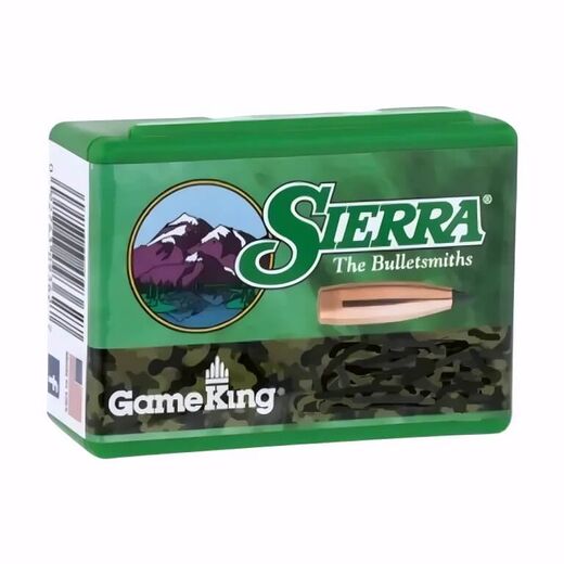 Sierra 22Cal 224 55gr GameKing Spitzer Boat Tail Roo Load Projectiles