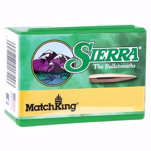Sierra 30Cal 308 155gr Palma MatchKing Hollow Point Boat Tail Projectiles