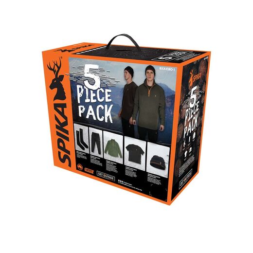 Spika Mens 5 Piece Box Pack   Olive