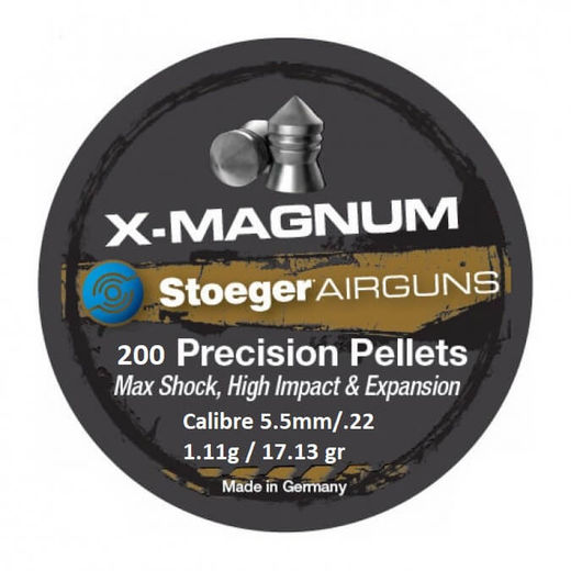 Stoeger XMagnum Point 22Cal Air Rifle Pellets Qty 200