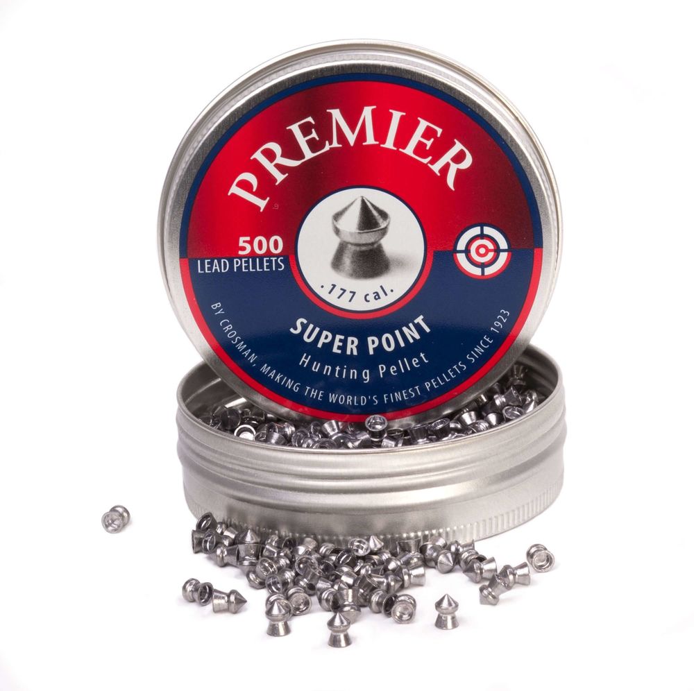 Crosman Premier Super Point .177Cal Air Rifle Pellets Qty 500 Holts