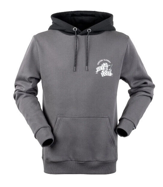 Hunters Element Mens Get Lost Hoodie Grey - Sz Small Only | Holts Gun Shop