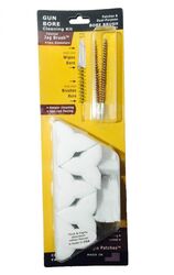 Boresmith .22Cal Triangle Patches & Bore Brush Kit 