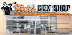 Holt`s Gun Shop - Gift Voucher $150.00