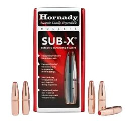 Hornady 30Cal 308 30 30Win 175gr SUB X Projectiles