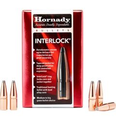 Hornady 30 Cal (.308) 170Gn InterLock FP 100 Pack Projectiles
