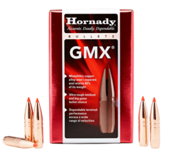 Hornady 338Cal (.338) 185Gn GMX 50 Pack Projectiles