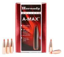 Hornady 6mm (.243) 105Gn A-Max 100 Pack Projectiles