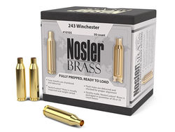 Nosler Custom .243Win Unprimed Brass Qty 50