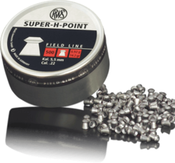 RWS Super-H-Points .22Cal Air Rifle Pellets Qty 500