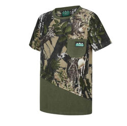 Ridgeline Kids Spliced Tee Field Olive/ Buffalo Camo!