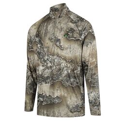 Ridgeline Mens Performance Quarter Zip Top - Excape Camo!