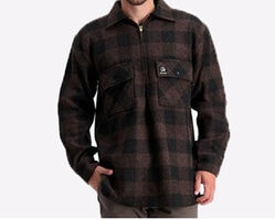 Swanndri Men's Ranger Timber Check Wool Shirt
