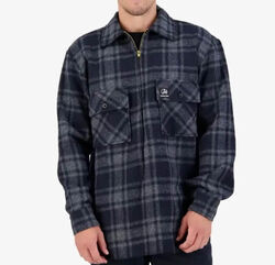 Swanndri Ranger Bush Shirt Charcoal Grid!